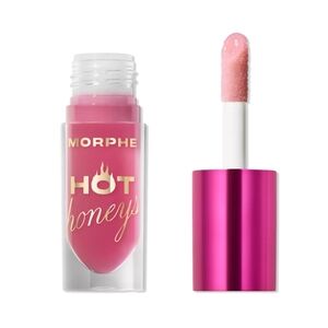 Morphe Hot honey's 🔥 plumping Lip Oil Shade: Hive Mentality (pink) 🆕